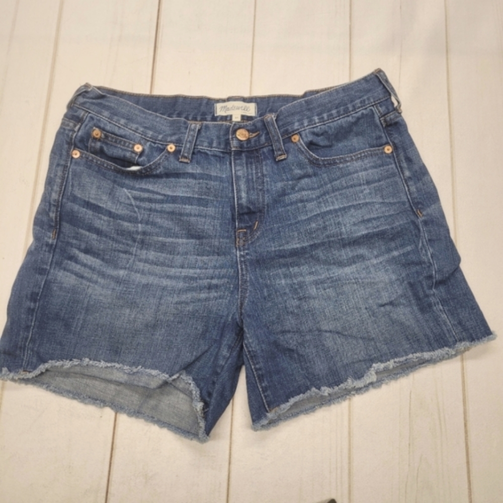 Madewell Blue Denim Cutoff Shorts
